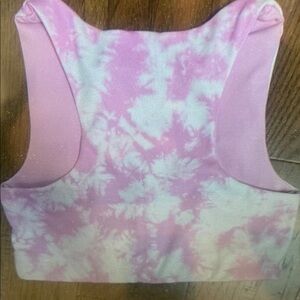 Pink Tie-Dye Kids Tank Top